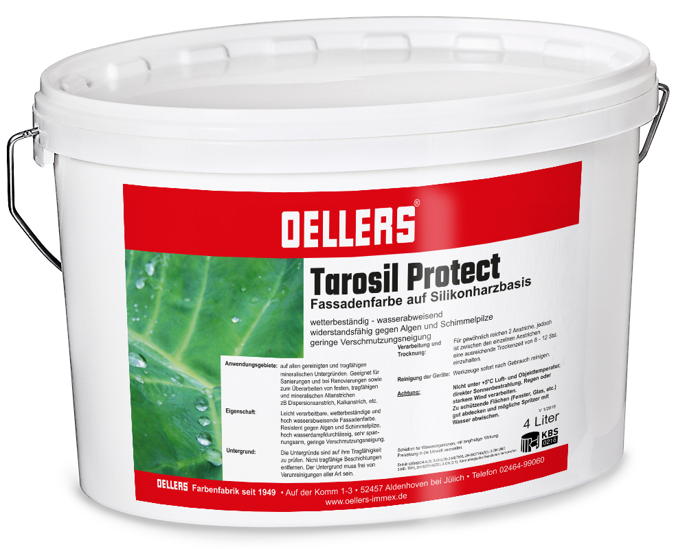 Tarosil Protect Siliconharz Fassadenfarbe Farbig